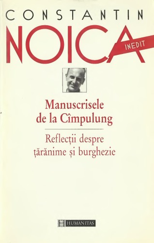 Manuscrisele de la Cîmpulung : reflecții despre țărănime și burghezie