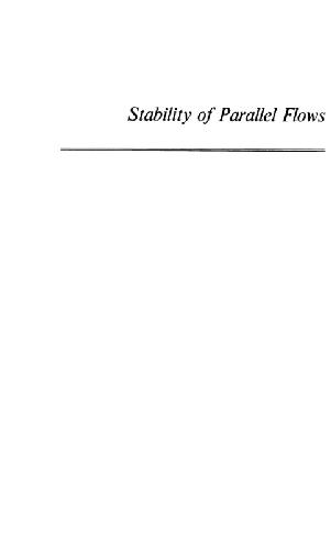 Stability of Parallel Flows