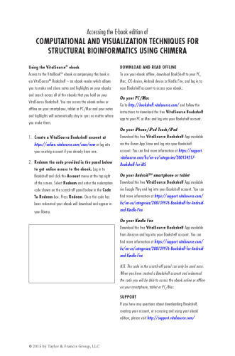 Computational and visualization techniques for structural bioinformatics using chimera