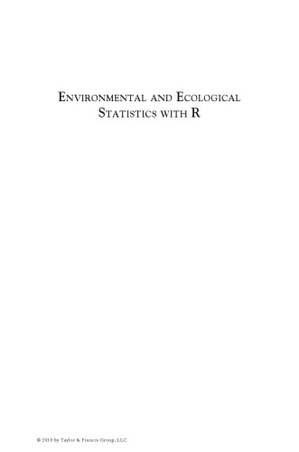 Environmental and ecological statistics with R