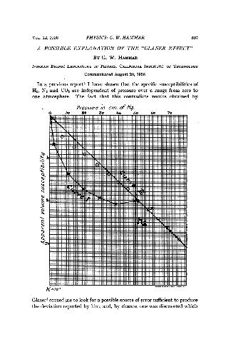 A Possible Explanation on the Glaser Effect
