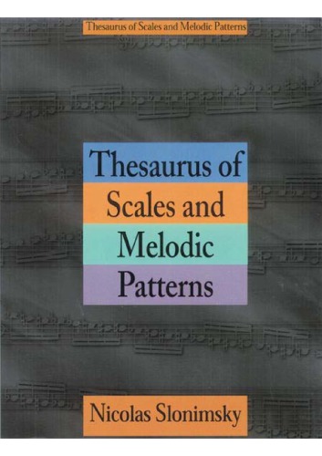 Thesaurus of scales and melodic patterns
