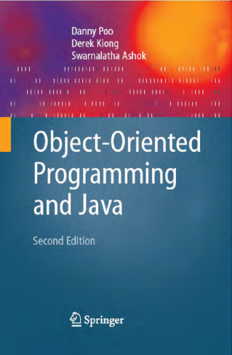 Object-Oriented Programming and Java