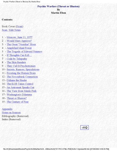 Psychic warfare : threat or illusion?