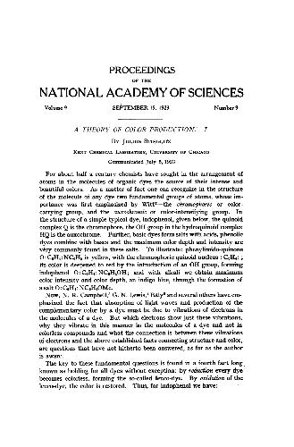 A Theory of Color Production I