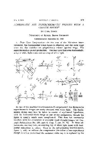 Achromatic and Superchromatic Fringes with a Calcite Rhomb