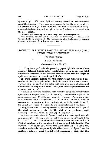 Acoustic Pressure Promoted by Cooperating Quill Tubes without Pinholes
