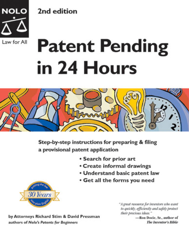 Patent Pending in 24 Hours "With CD"