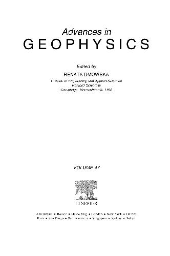 Advances in Geophysics, Vol. 47