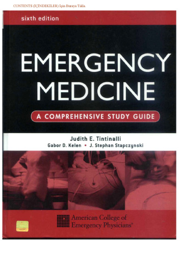 Emergency Medicine: A Comprehensive Study Guide 6th edition