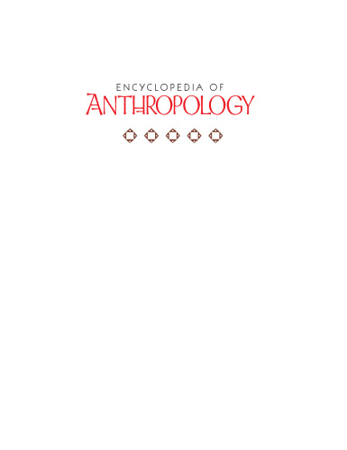 Encyclopedia of Anthropology