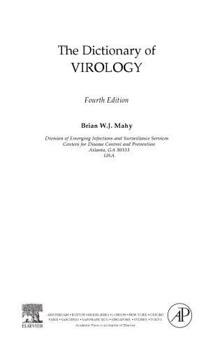 The Dictionary of Virology, Fourth Edition
