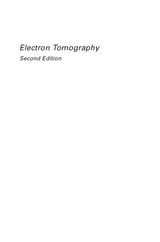 Electron Tomography: Methods for Three-Dimensional Visualization of Structures in the Cell