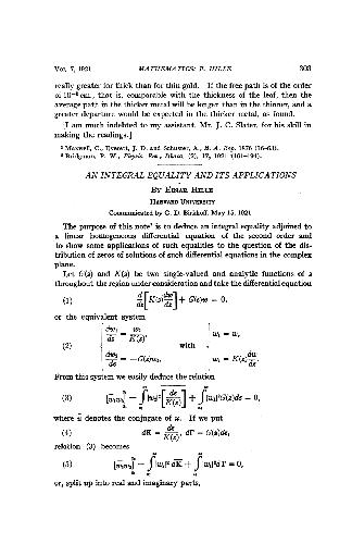 An Integral Equality and its Applications