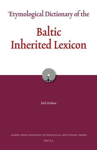 Etymological dictionary of the Baltic inherited lexicon