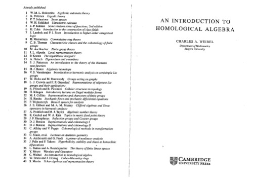 An Introduction to Homological Algebra