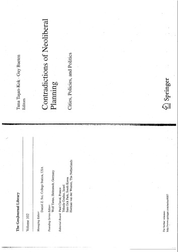 Contradictions of Neoliberal Planning: Cities, Policies, and Politics