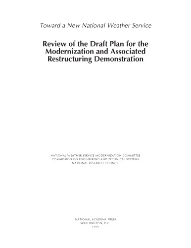 Review of the Draft Plan for the Modernization and Associated Restructuring Demonstration