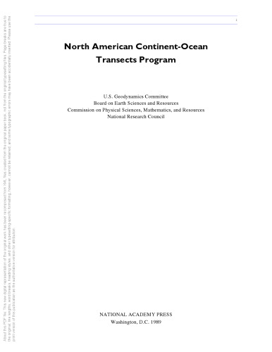 North American Continent-Ocean Transects Program