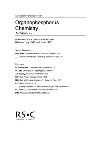 Organophosphorus Chemistry, Volume 29