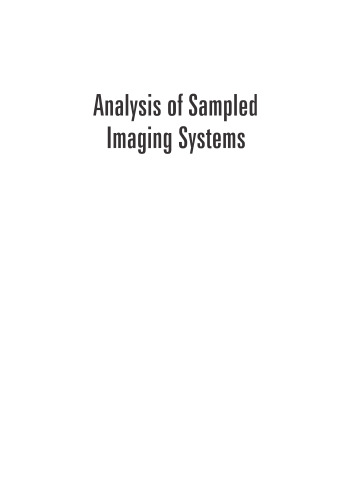 Analysis of sampled imaging systems