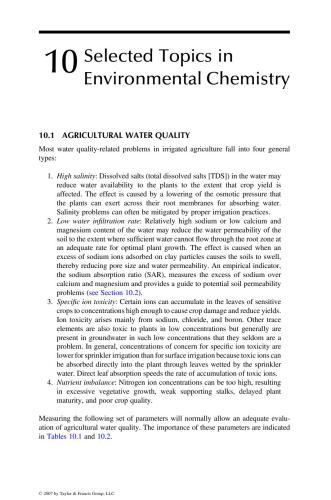 Applications of Environmental Aquatic Chemistry: A Practical Guide