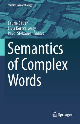 Semantics of Complex Words