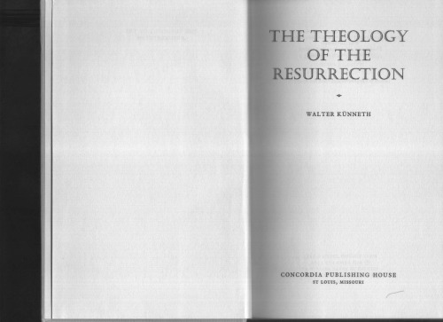 The Theology of the Resurrection