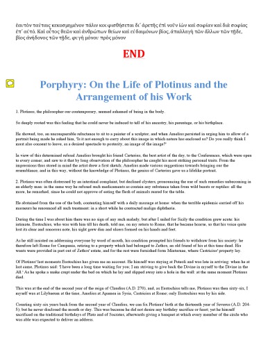 On the Life of Plotinus