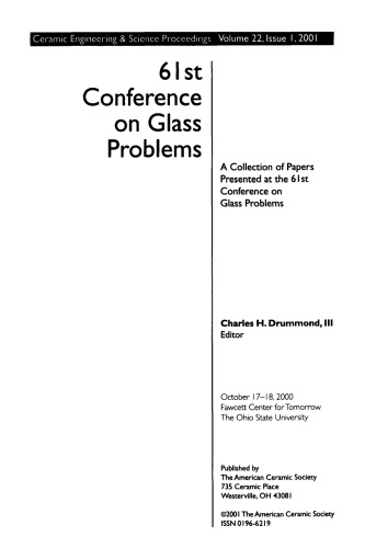 61st Conference on Glass Problems