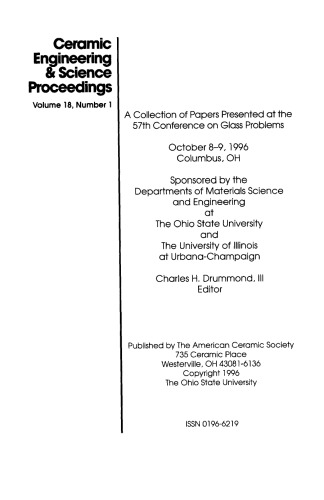 57th Conference on Glass Problems