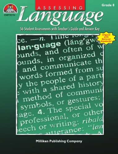 Assessing Language - Gr 8