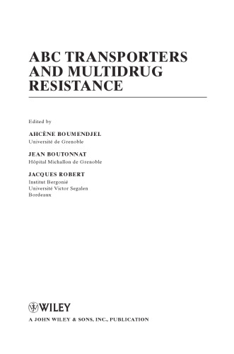 ABC Transporters and Multidrug Resistance