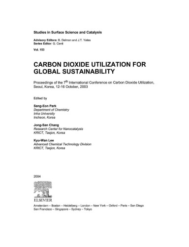 Carbon Dioxide Utilization for Global Sustainability