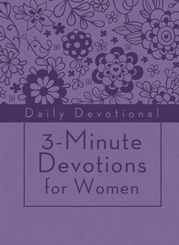 3-Minute Devotions for Women: Daily Devotional (purple)