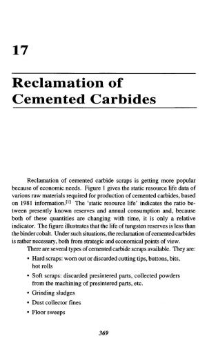Cemented Tungsten Carbides: Production, Properties and Testing
