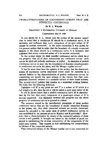 Characterizations of Continuous Curves that are Perfectly Continuous