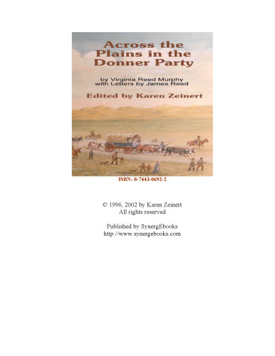 Across the Plains in the Donner Party