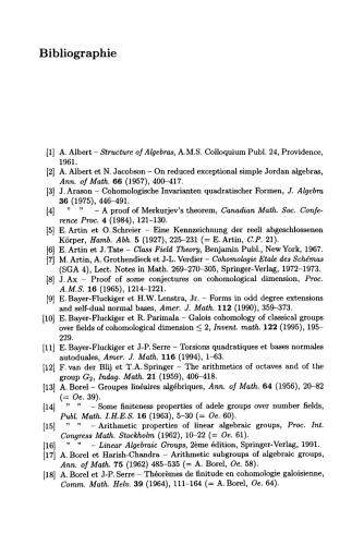 Cohomologie Galoisienne