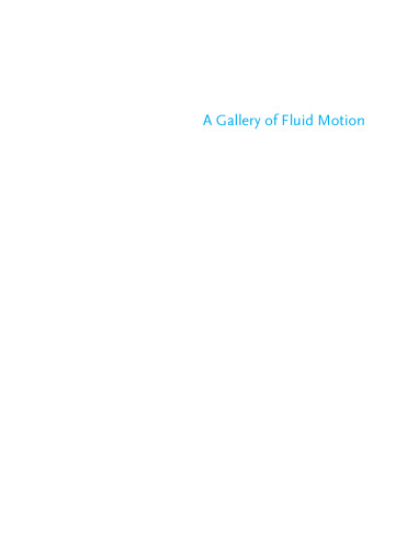 A Gallery of fluid motion