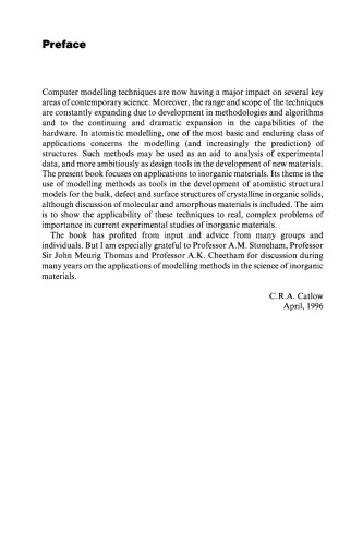 Computer Modeling in Inorganic Crystallography