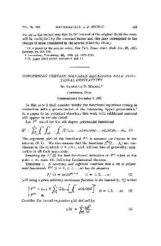 Concerning Certain Solvable Equations with Functional Derivatives