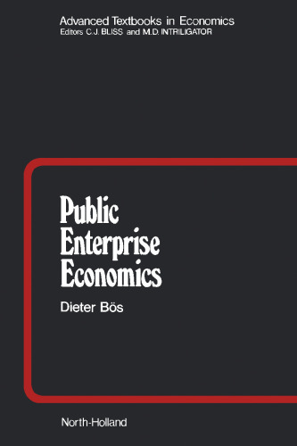 Public Enterprise Economics: Theory and Application