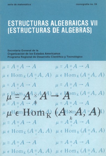 Estructuras algebraicas VII (Estructuras de álgebras)