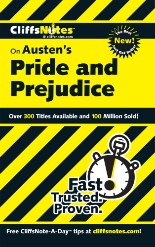 CliffsNotes on Austen's Pride and Prejudice