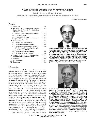 Cyclic Aromatic Systems with Hypervalent Centers