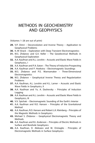 Principles of Electromagnetic Methods in Surface Geophysics