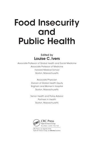 Food Insecurity and Public Health