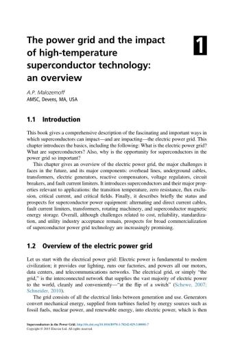 Superconductors in the power grid