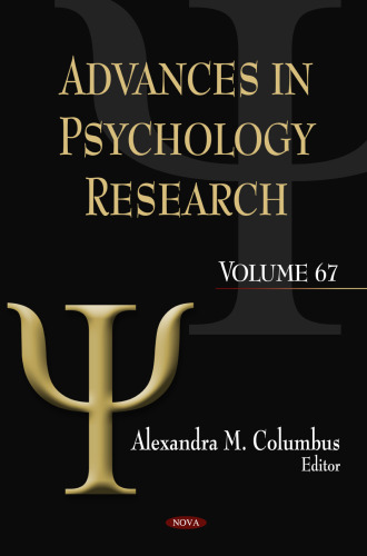 Advances in psychology research. / Vol. 67